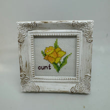 Load image into Gallery viewer, Cunt vulgar cross stitch
