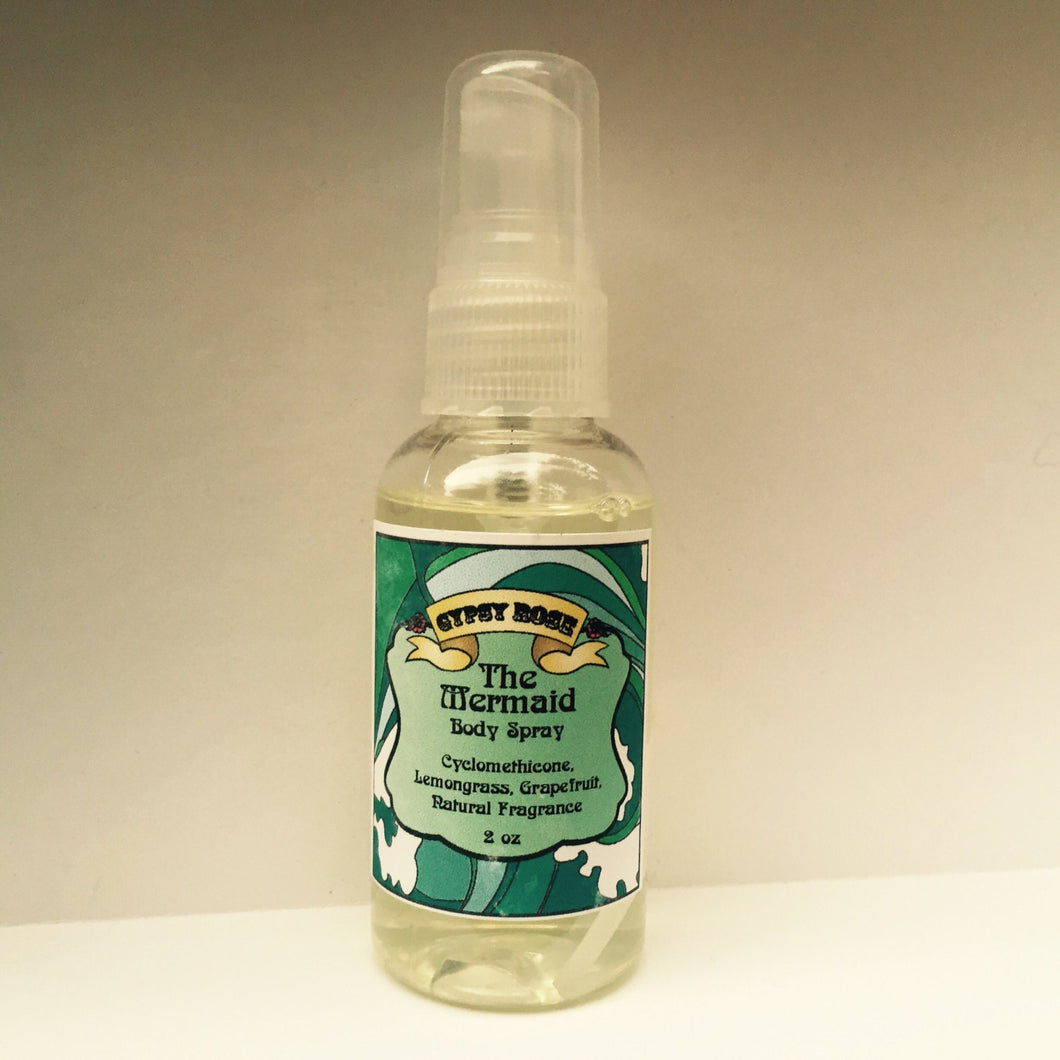 Mermaid Grapefruit Lemongrass Hair & Body Spray - Gypsy Rose Cosmetics