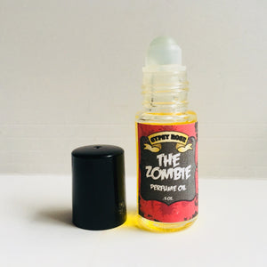 Zombie Limited Edition Halloween Perfume Oil Oakmoss Sandalwood Sage Myrrh- Gypsy Rose Cosmetics