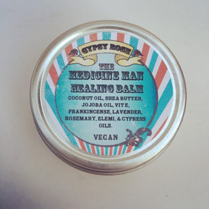 The Medicine Man's All Natural VEGAN Tattoo - All Purpose Healing Balm Salve - Gypsy Rose Cosmetics