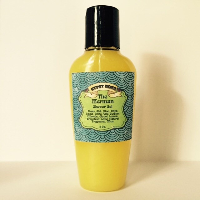 Merman Shower Gel Lemon Lime Grapefruit Shower Gel - Gypsy Rose Cosmetics