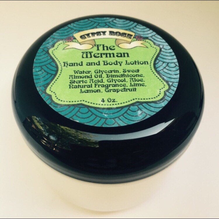 Merman Citrus Light Hand & Body Lotion Lemon Lime Grapefruit  - Gypsy Rose Cosmetics