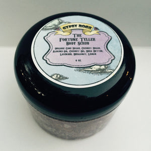 Fortune Teller All Natural Lavender Lemon Coconut Sugar Body Scrub - Gypsy Rose Cosmetics