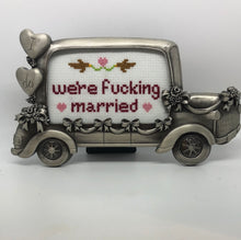 Load image into Gallery viewer, We’re fucking married-naughty vulgar cross stitch crossstitch
