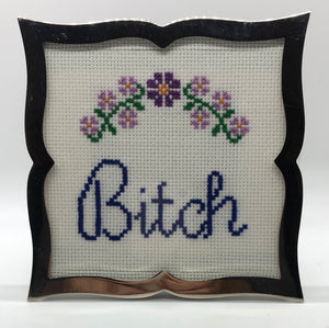 Bitch- naughty vulgar cross stitch crossstitch