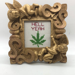 Hell yeah-naughty vulgar cross stitch crossstitch