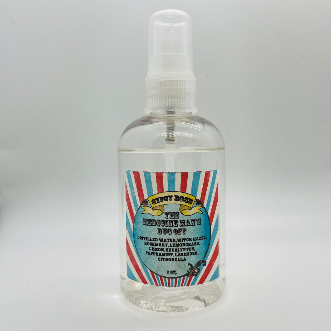 Medicine Man's All Natural Mosquito and Bug Spray Peppermint Lemon Lavender Rosemary Lemongrass - Gypsy Rose Cosmetics