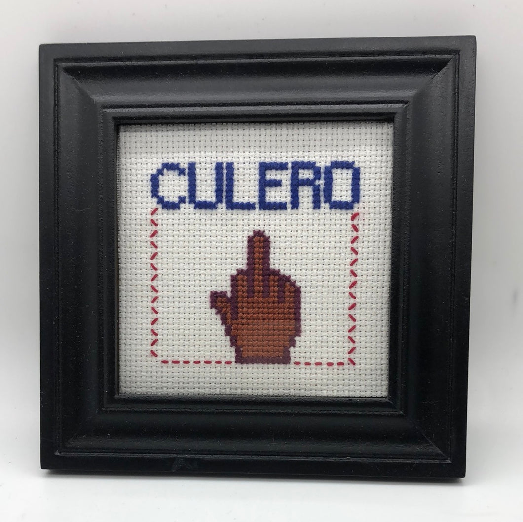 Culero- naughty vulgar cross stitch crossstitch