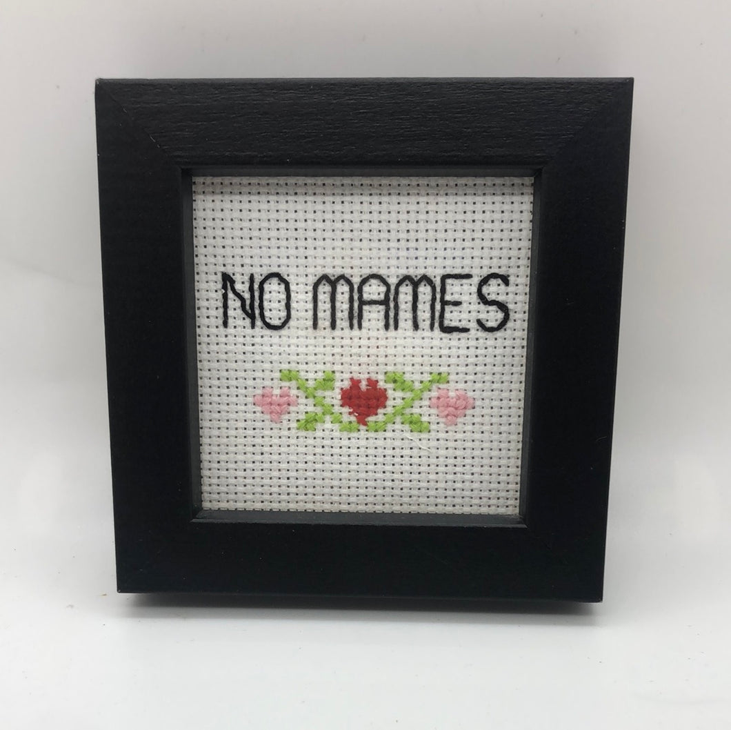 No mames magnet- naughty vulgar cross stitch crossstitch